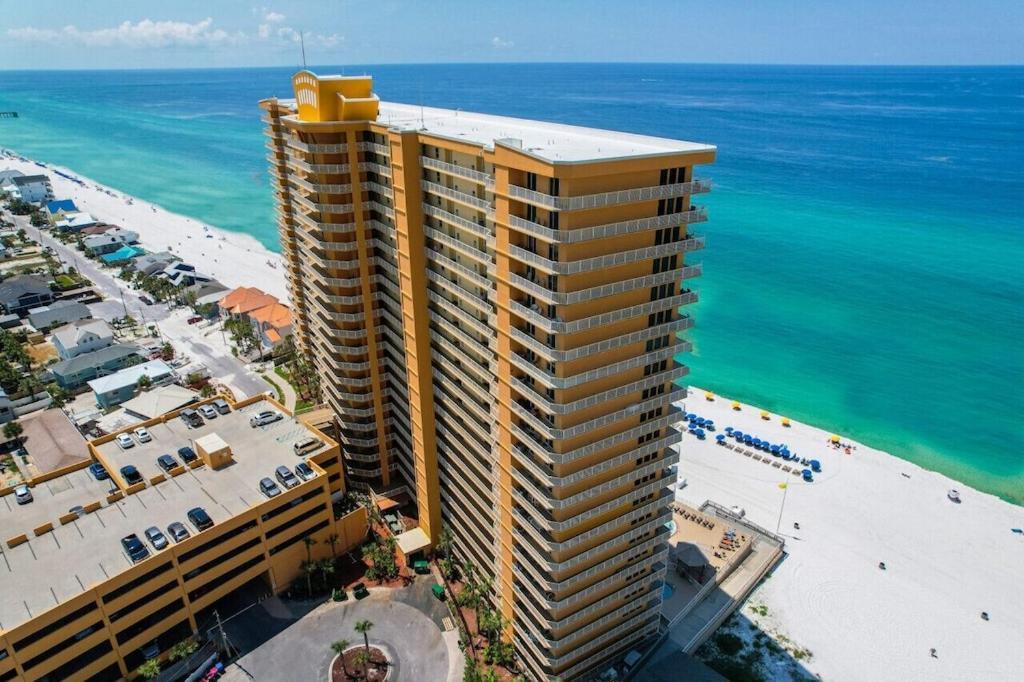 Treasure Island 707 - Gulf Front, Sunset Views, Heated Resort Pool & Hot Tub! Panama City Beach Εξωτερικό φωτογραφία